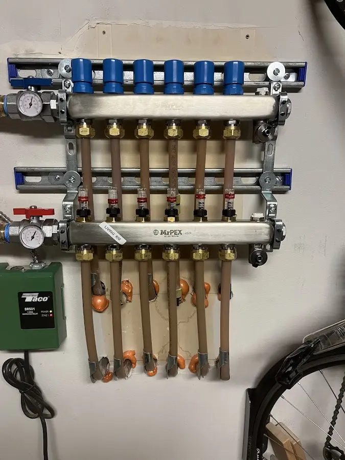 Plumber performing Gas Leak Detection at a residential property in Derby